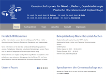 Tablet Screenshot of mkg-ac.de